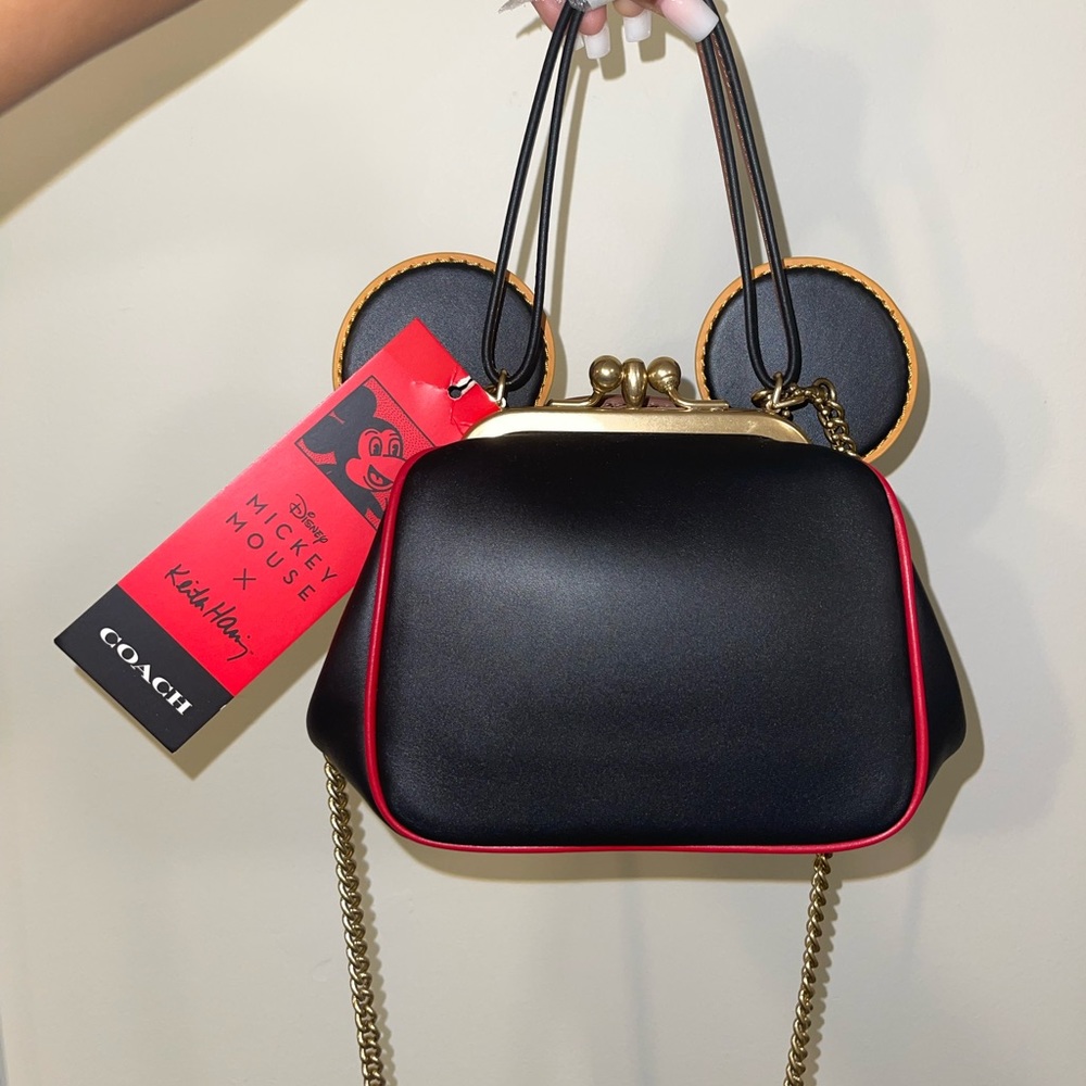 Coach-The Disney Mickey Mouse X Kieth Haring Glvtn Ksslck Bag